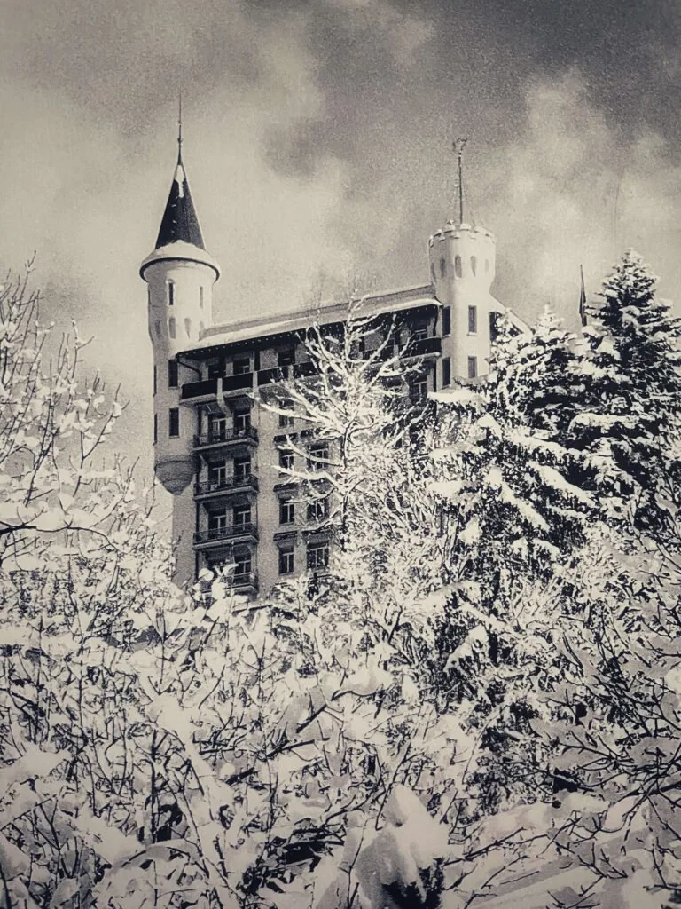 Gstaad Palace im Winter