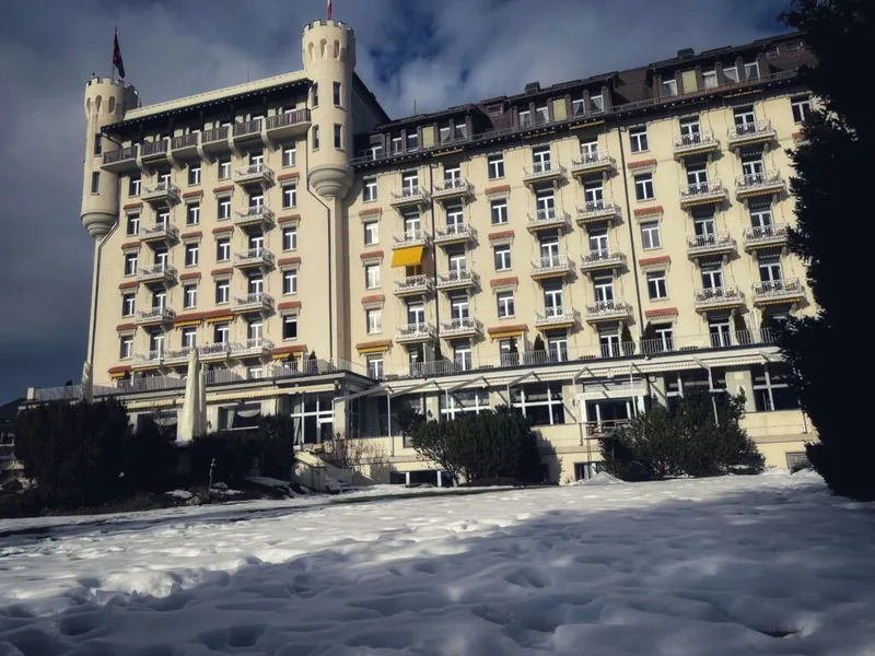 Gstaad Palace im Winter