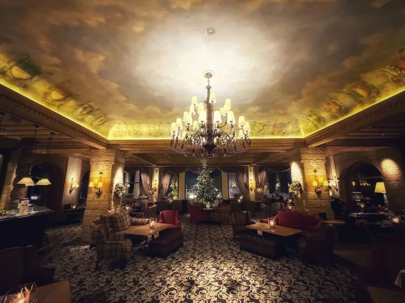 Gstaad Palace im Winter