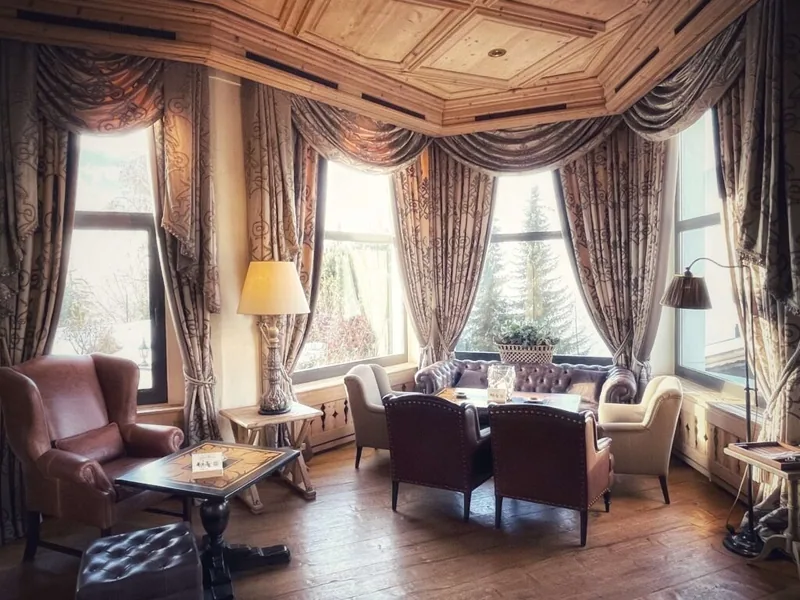 Gstaad Palace im Winter