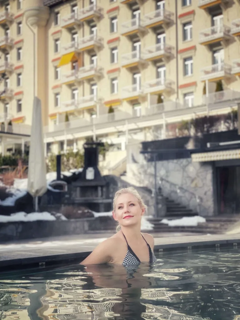 Gstaad Palace im Winter