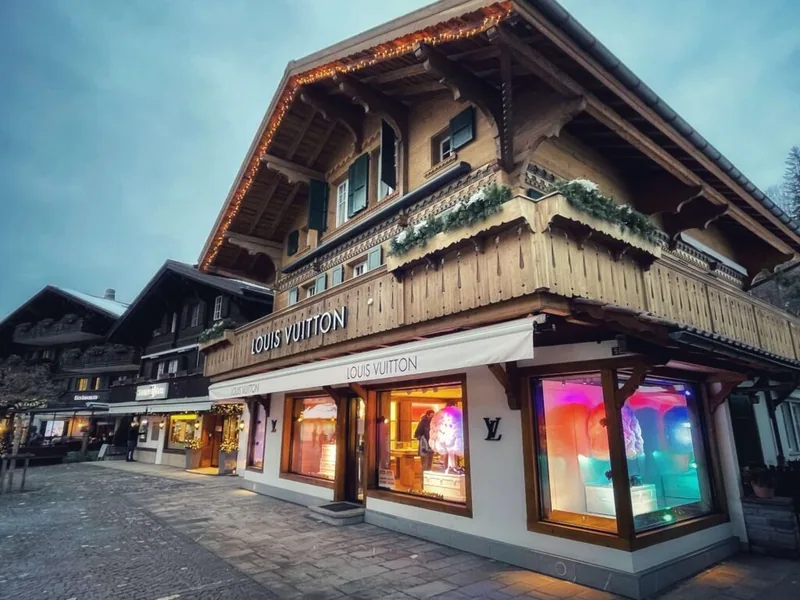 Gstaad Palace im Winter
