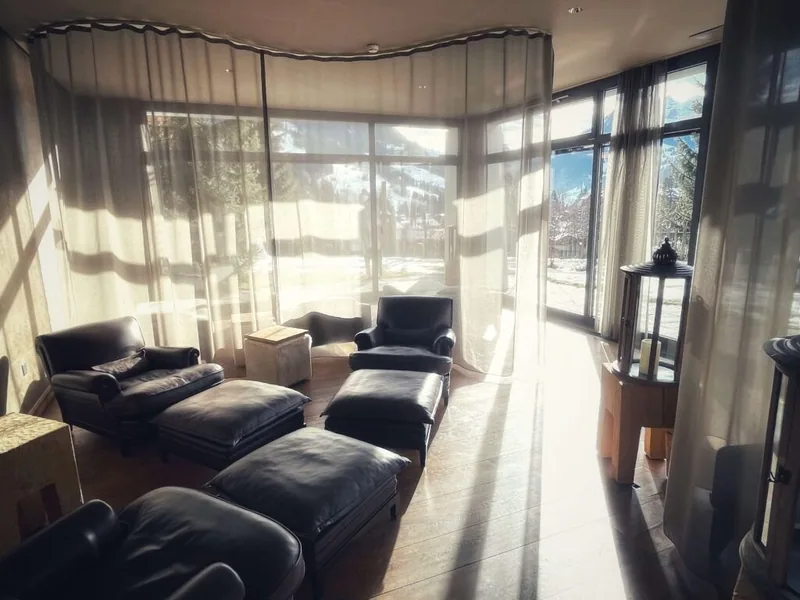 Gstaad Palace im Winter