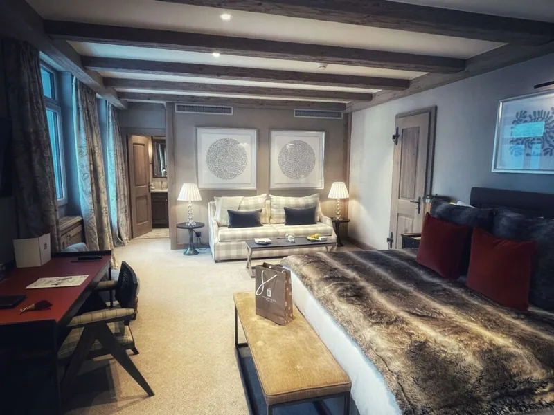 Gstaad Palace im Winter