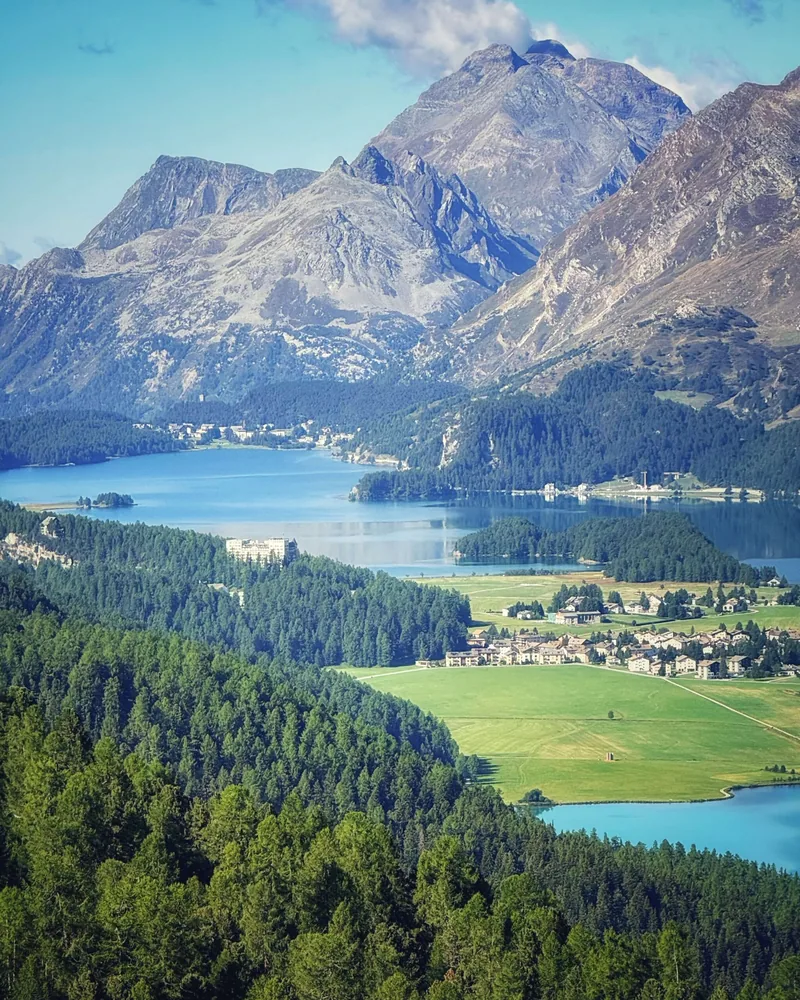 Waldhaus Sils im Sommer