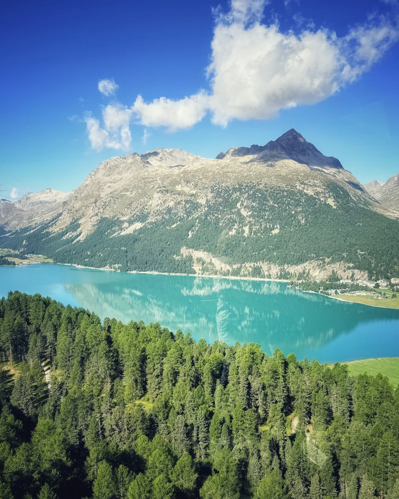Waldhaus Sils im Sommer