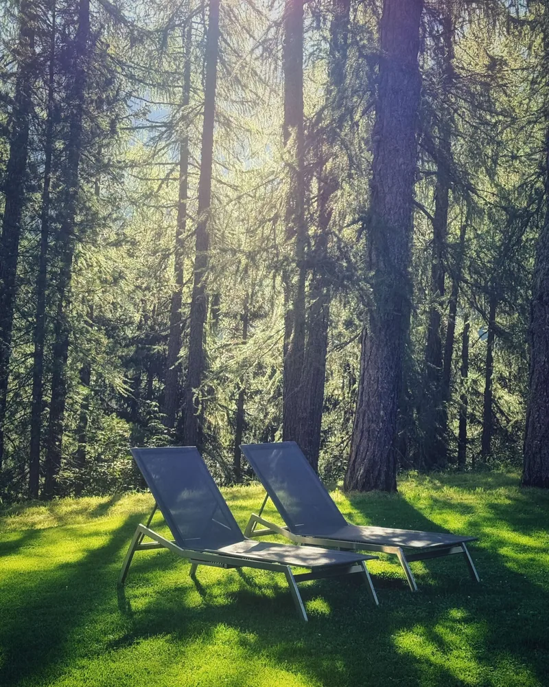Waldhaus Sils im Sommer