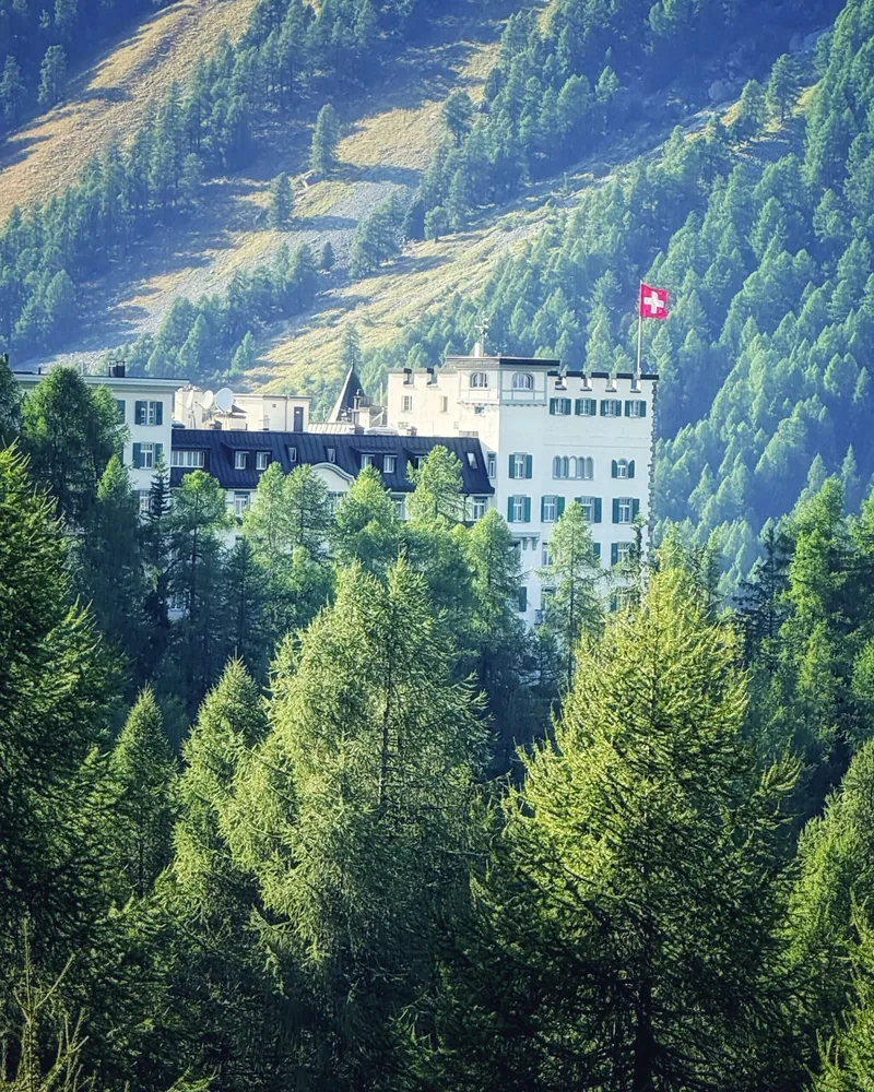 Waldhaus Sils im Sommer
